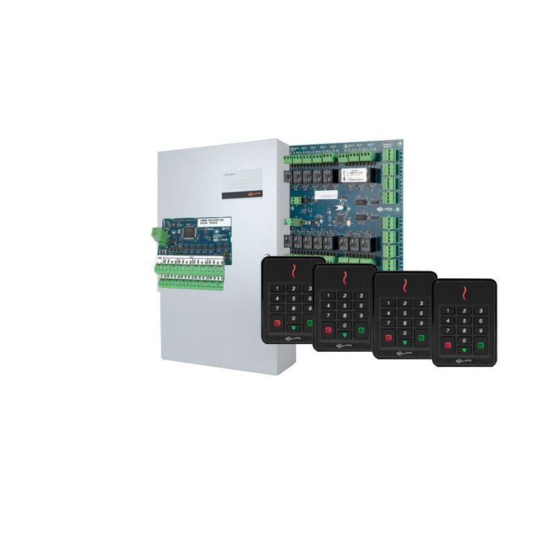 GALLAGHER SMB 4 DOOR EXPANSION KIT INCLUDES 4x T30 BLACK READER 1x HBUS 8PORT HUB 1x SMB HBUS MODULE WITH 16x INPUT 16x OUTPUT 1x DUAL ENCLOSURE 1x POWER SUPPLY 1x MOUNTING PLATE 1x TAMPER 1x WIRING LOOM