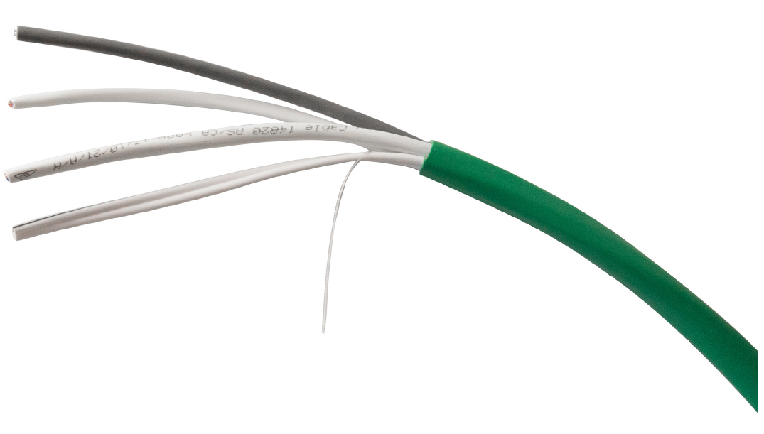 COMPOSITE (SECURITY & ACCESS CONTROL) CABLE STP (FOR 6C7 SHIELDED SECTION ONLY)) 6Cx7/0.20/ 2Cx24/0.20/ 4Cx14/0.20/ 6Cx14/0.20 MIXED 2 CORE/ 4 CORE/ 2x 6 CORE STRANDED PET FILM & ALUMINIUM FOIL (CABLE A) SHIELDED (ONLY CABLE A) PVC SHEATH 200 GREEN