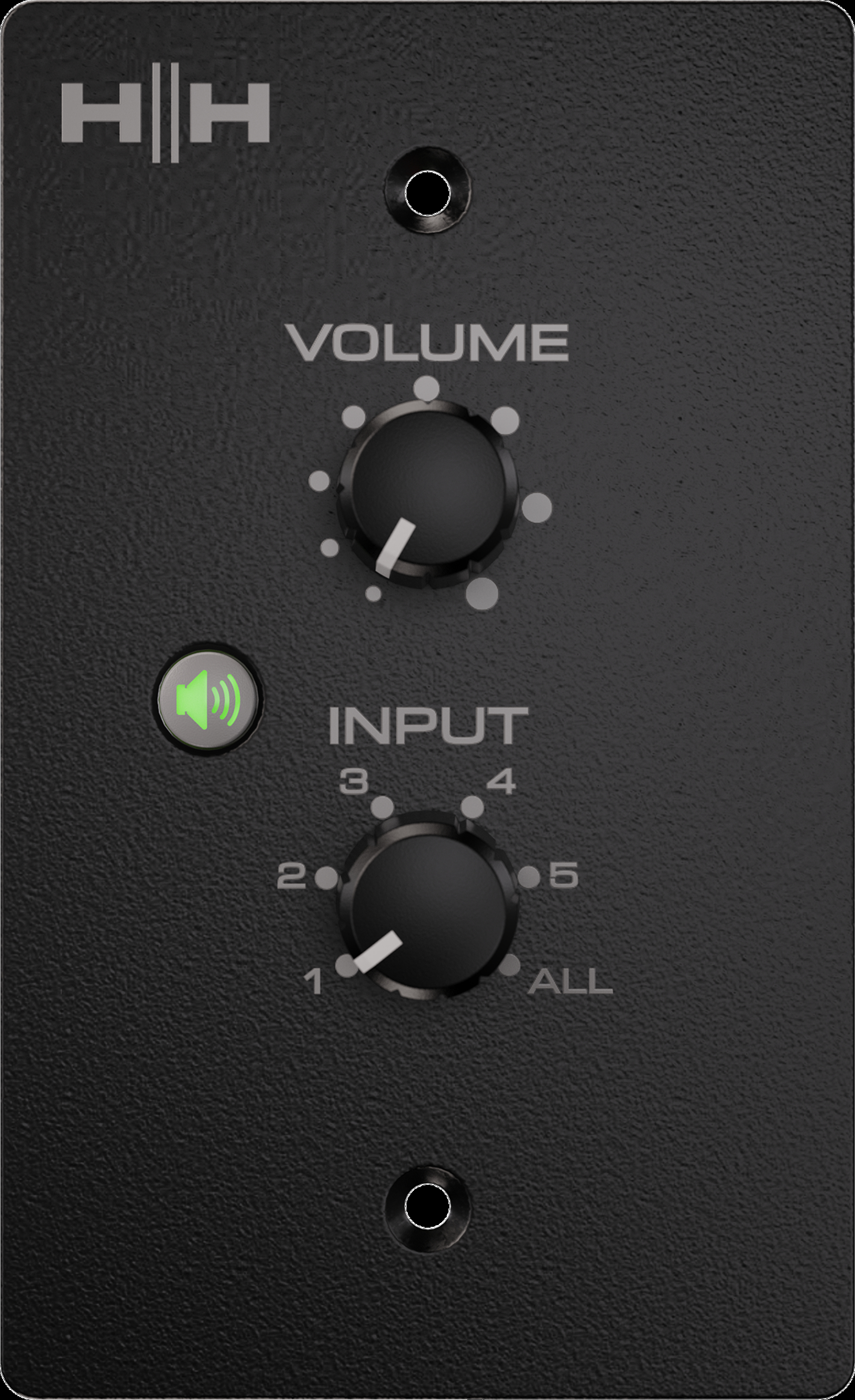 HH MZ-C2-US-BK WALL VOLUME CONTROLLER SOURCE SELECT BLACK