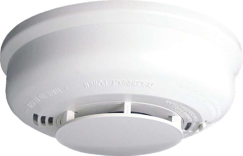 HONEYWELL HARDWIRED PHOTOELECTRIC SMOKE DETECTOR WITH SOUNDER WHITE 1 x SPDT OUTPUT PLASTIC CEILING MOUNT 9-24VDC