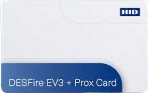 801 HID WHT PROX ISO COMPOSITE CARD DESFIRE EV3 8K 13.56Mhz COMPATIBILITY PROFILE