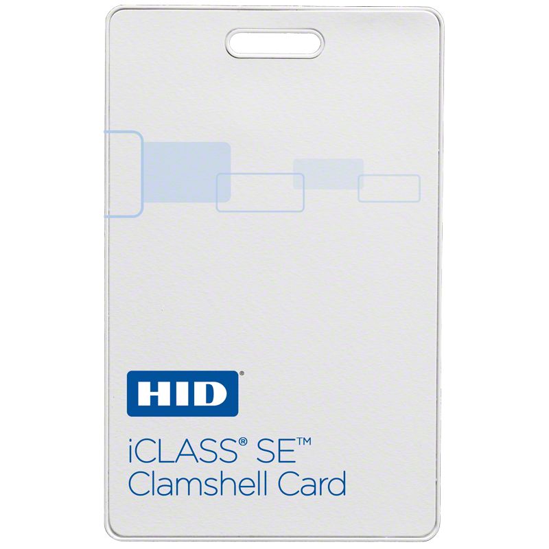 HID 3350 iCLASS SE (13.56MHz) 2K CARD - CLAMSHELL/ iCLASS SIO-ENABLED (iCLASS SE) CLAMSHELL SMART CARD