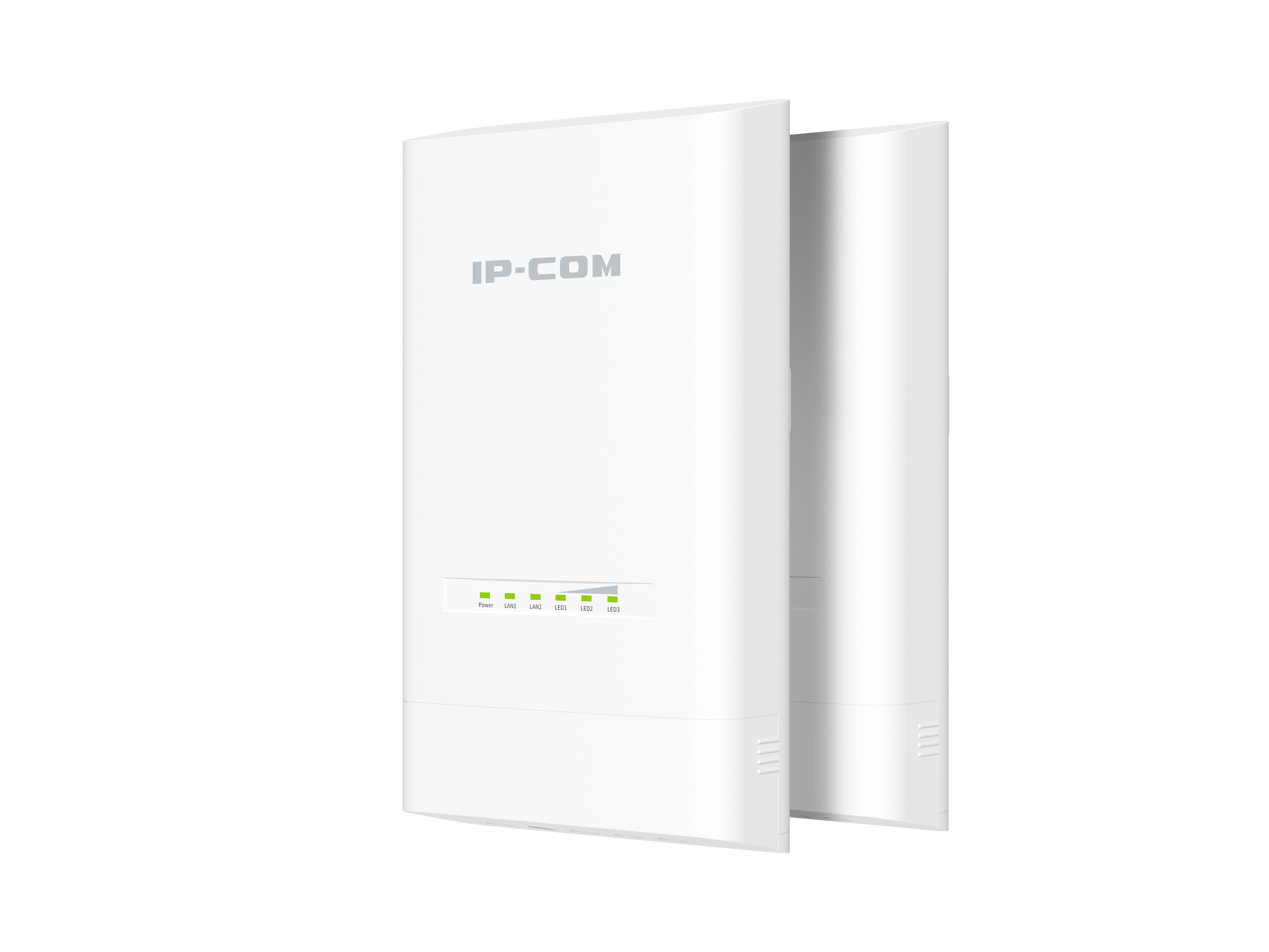 IP-COM 5GHz OUTDOOR CPE 9dBi POINT TO POINT AUTO-PAIRING 1 x ETHERNET IP65 300Mbps UPTO 5KM POLE/ WALL MOUNTED WHITE 12V PASSIVE POE/ POE/ 12VDC 270Hx94.86Wx67.5D (MM) (2 PACK)