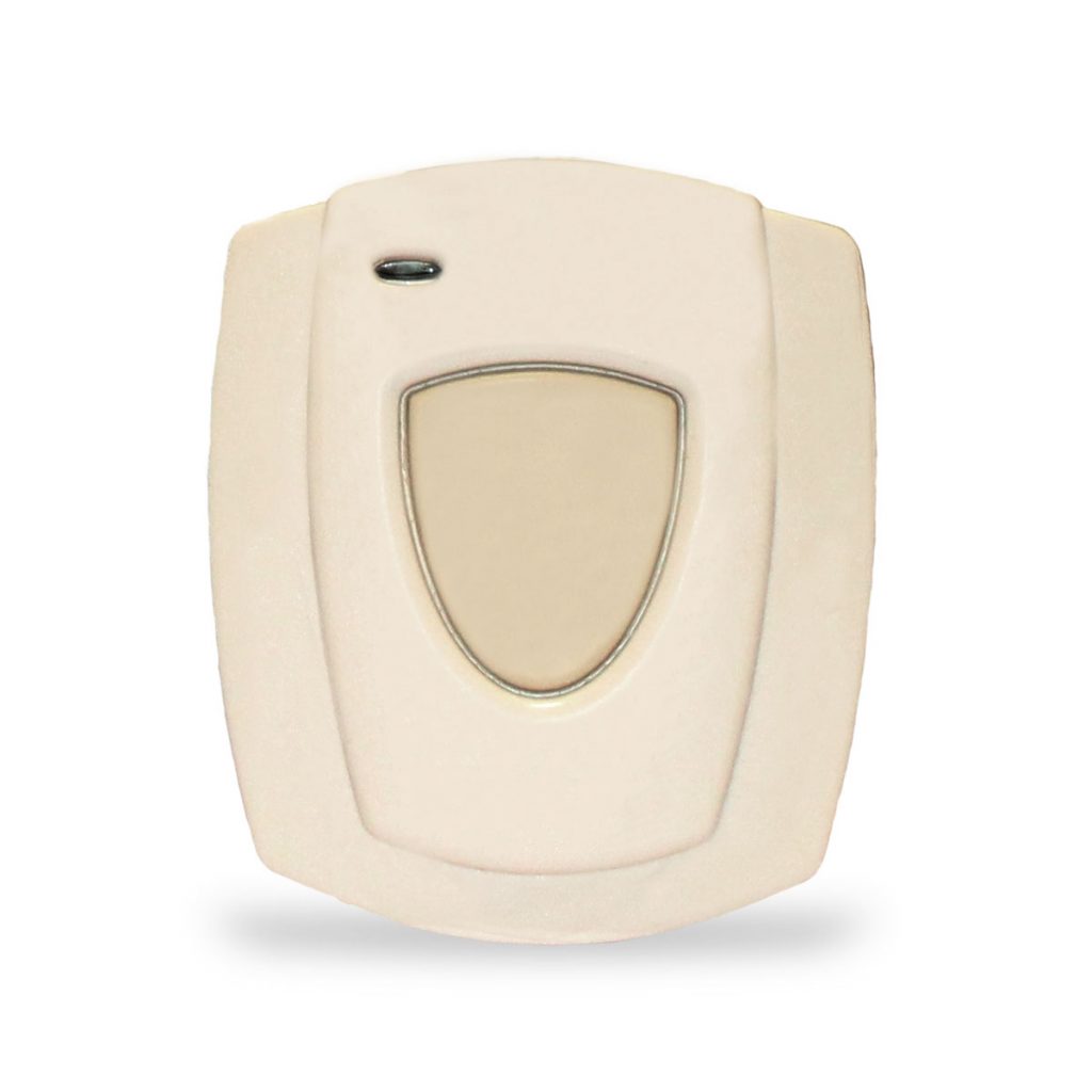 INOVONICS SINGLE BUTTON WATER PROOF PENDANT TRANSMITTER 902-928MHZ WHITE INCLUDE 1x CR2450 BATTERY