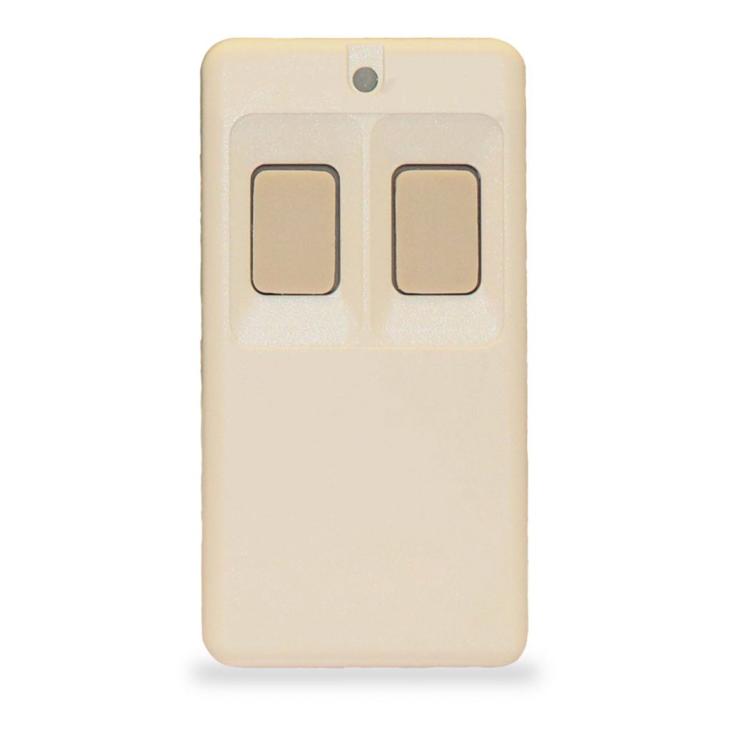 INOVONICS DOUBLE BUTTON NECKLACE PENDANT TRANSMITTER 902-928MHZ WHITE INCLUDE 1x CR2 BATTERY