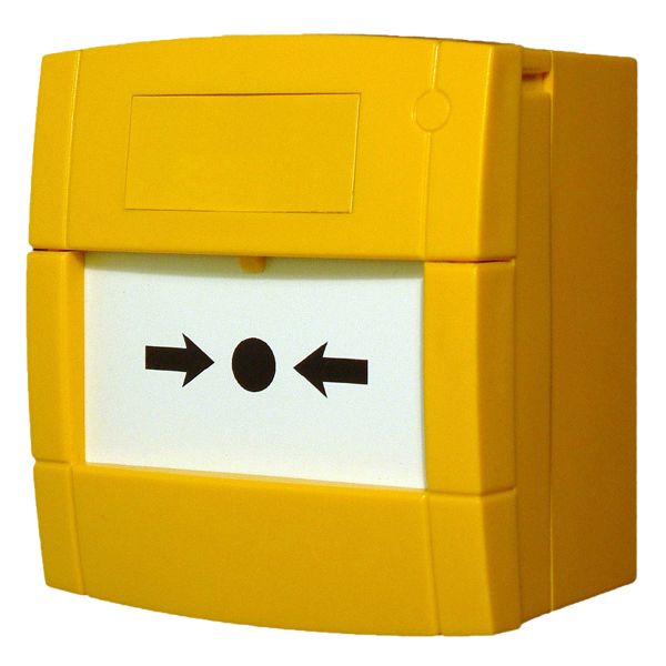 MCP3A-Y000SG-K013-11/SU0629-YEL NON-RESETTABLE NO TEXT BREAK GLASS (BGA) YELLOW 1x DPDT OUTPUT STD MCP SURFACE MOUNTED