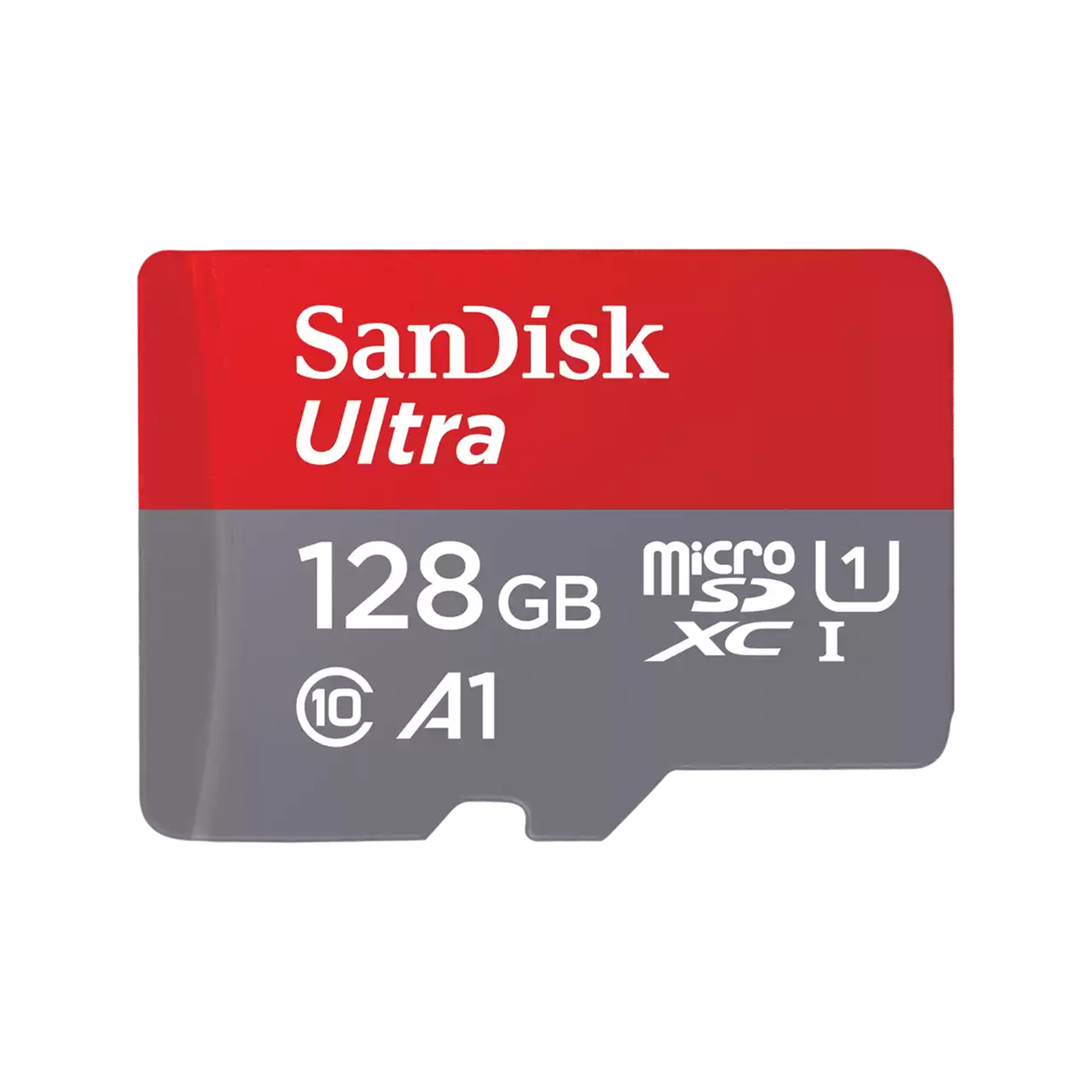 FMS-MSDUL-128G4 128GB MICROSD CARD CLASS 10 120MB/S READ 10MB/S WRITE WATER/SHOCKPROOF RED/GREY