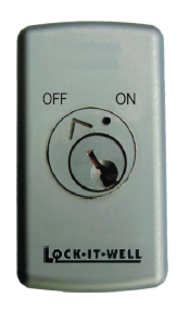 AL525001KA AUTO SERIES MULLION MOUNTED KEY SWITCH 2x KEY POSITIONS DPDT KA-KEYED ALIKE WITH 2x C4 KEYS WITH ENGRAVING 