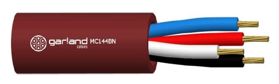 SECURITY CABLE 14/0.20 4 CORE UNSCREENED PVC SHEATH 300M BROWN