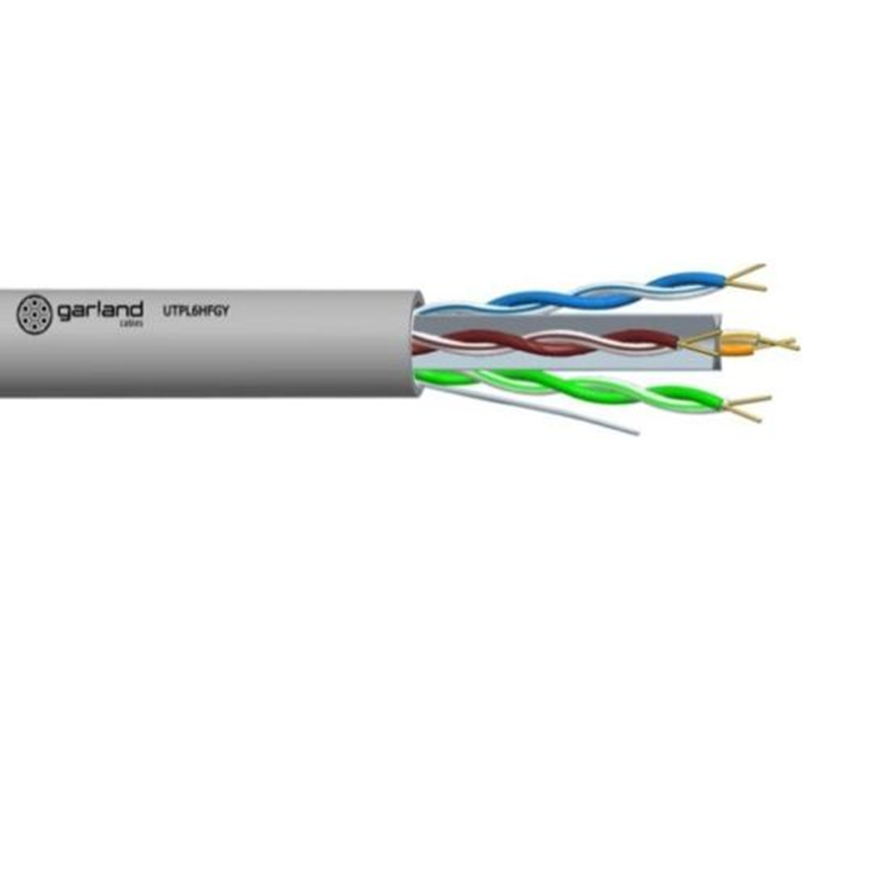 GARLAND UTPL6HFRD305RBB CAT6 UTP LAN CABLE 23AWG 4PAIR SOLID LSZH 305M REEL IN BOX RED