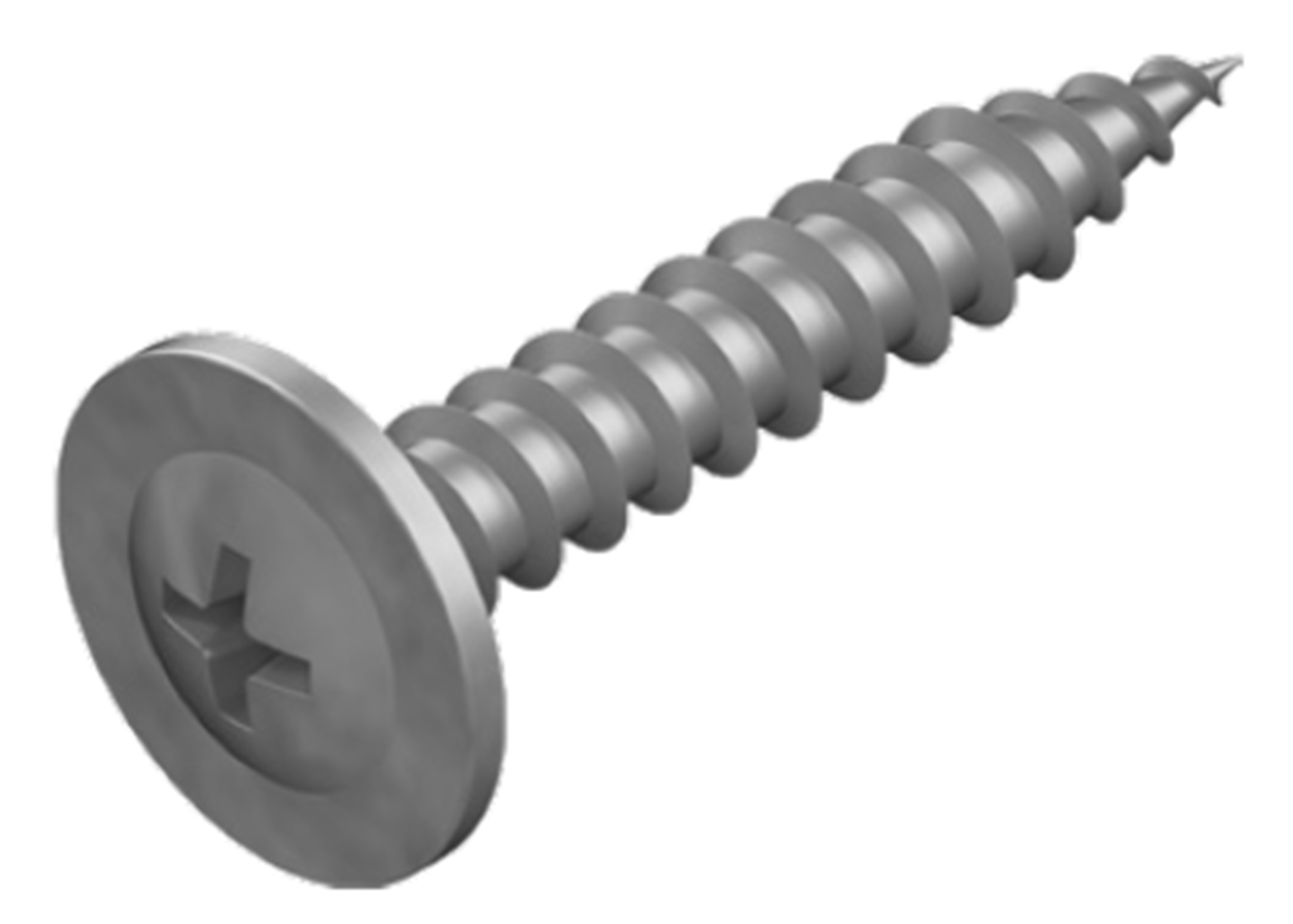 MATELEC BTN-G8M25/G BUTTON HEAD NEEDLE POINT SCREW C3 GALVANISED 8G X 25MM 200 PACK