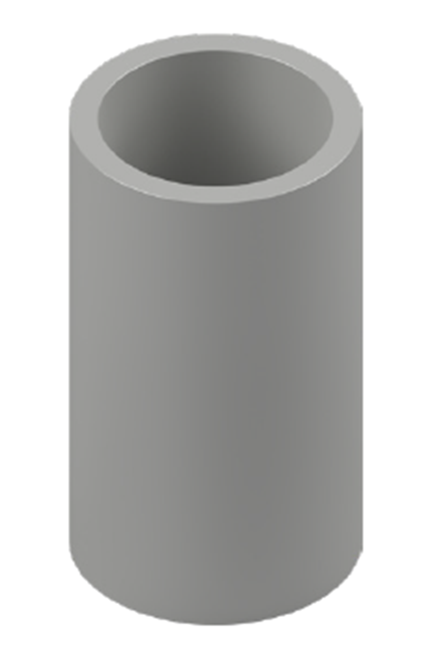 MATELEC COUP-25G/PS COUPLING PLAIN/SCREW PVC 25MM GREY