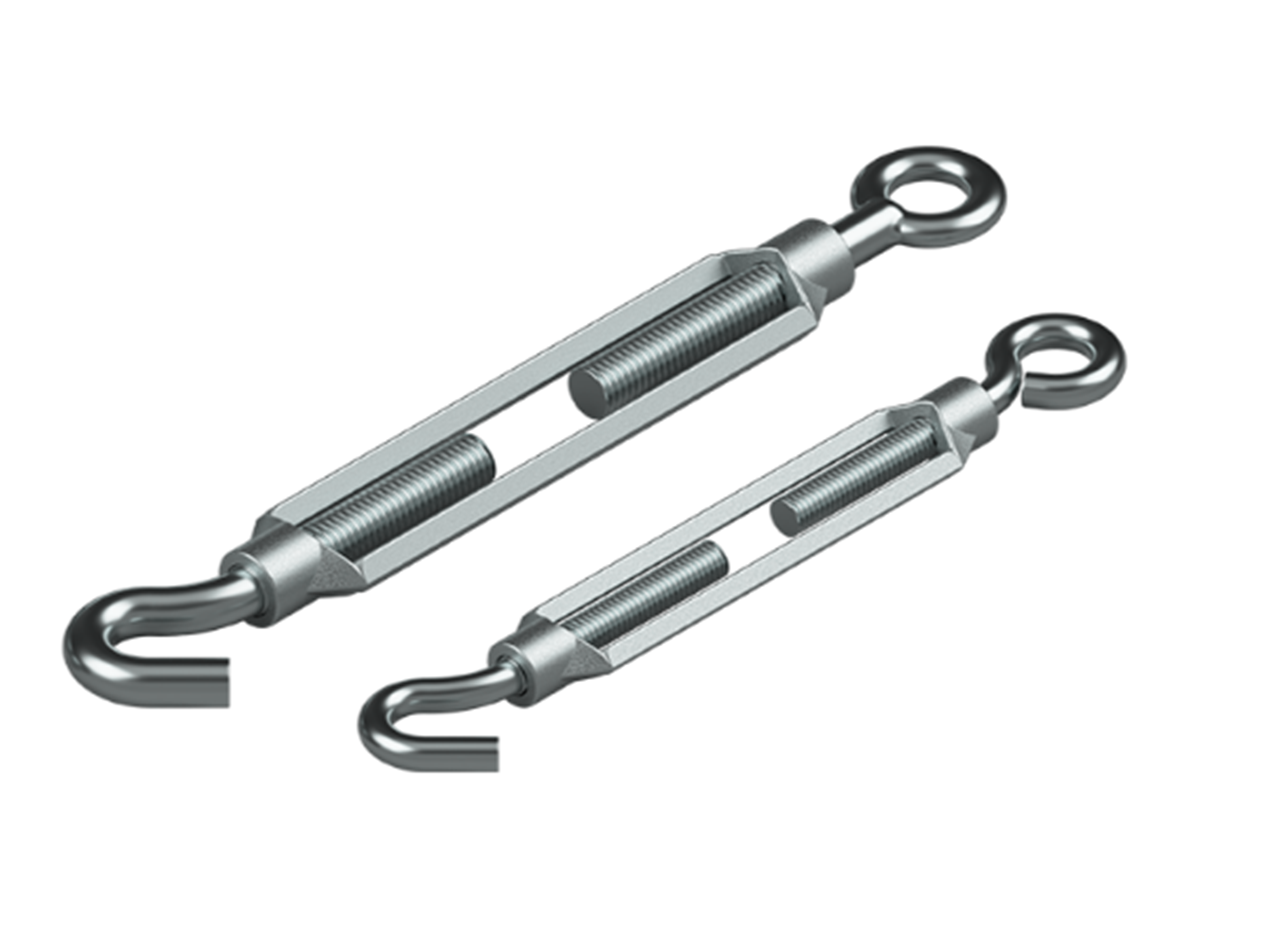 MATELEC MTLCWA-M6/TB 6MM STEEL HOOK & EYE TURNBUCKLE ZINC PLATED