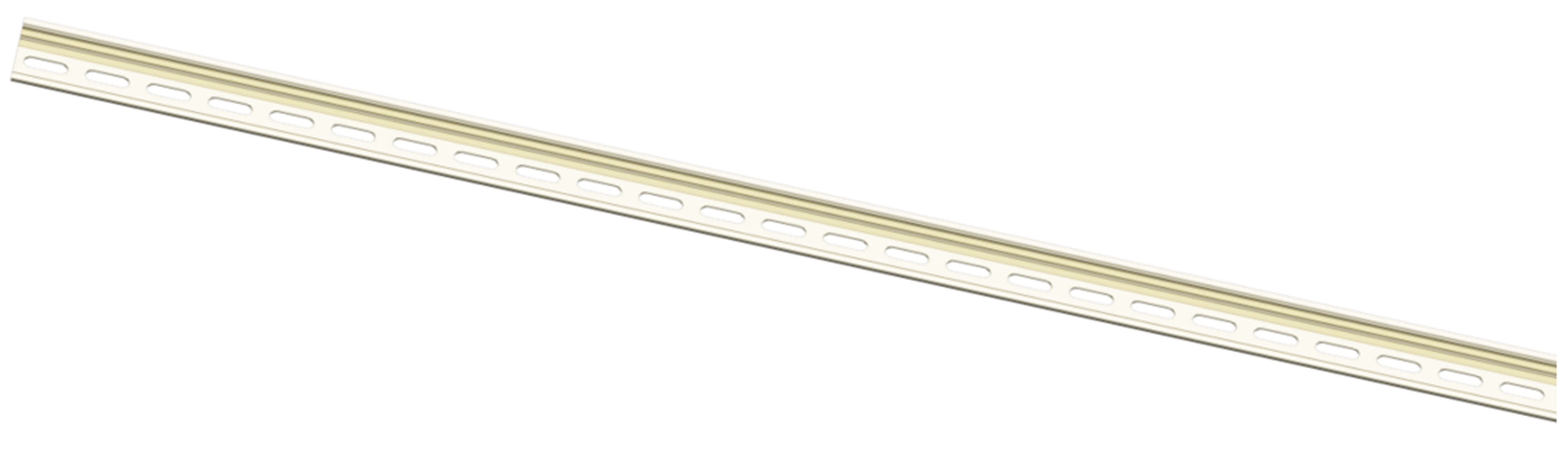 MATELEC DR-7.5X35S/1M DIN RAIL SLOTTED STEEL 35Hx1000Wx7.5D (MM) SILVER