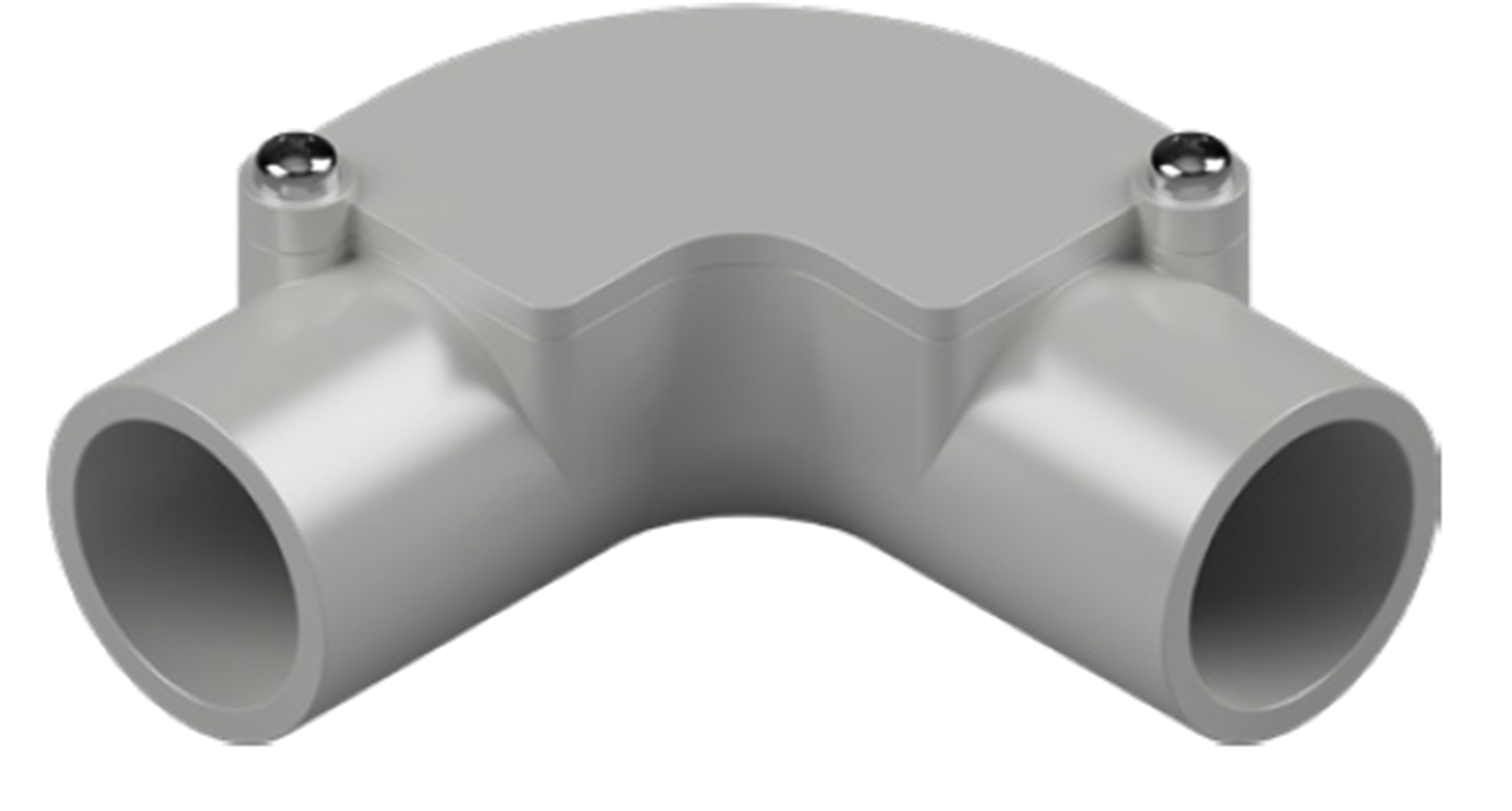 MATELEC ELB-25G/IN PVC INSPECTION ELBOW 25MM GREY