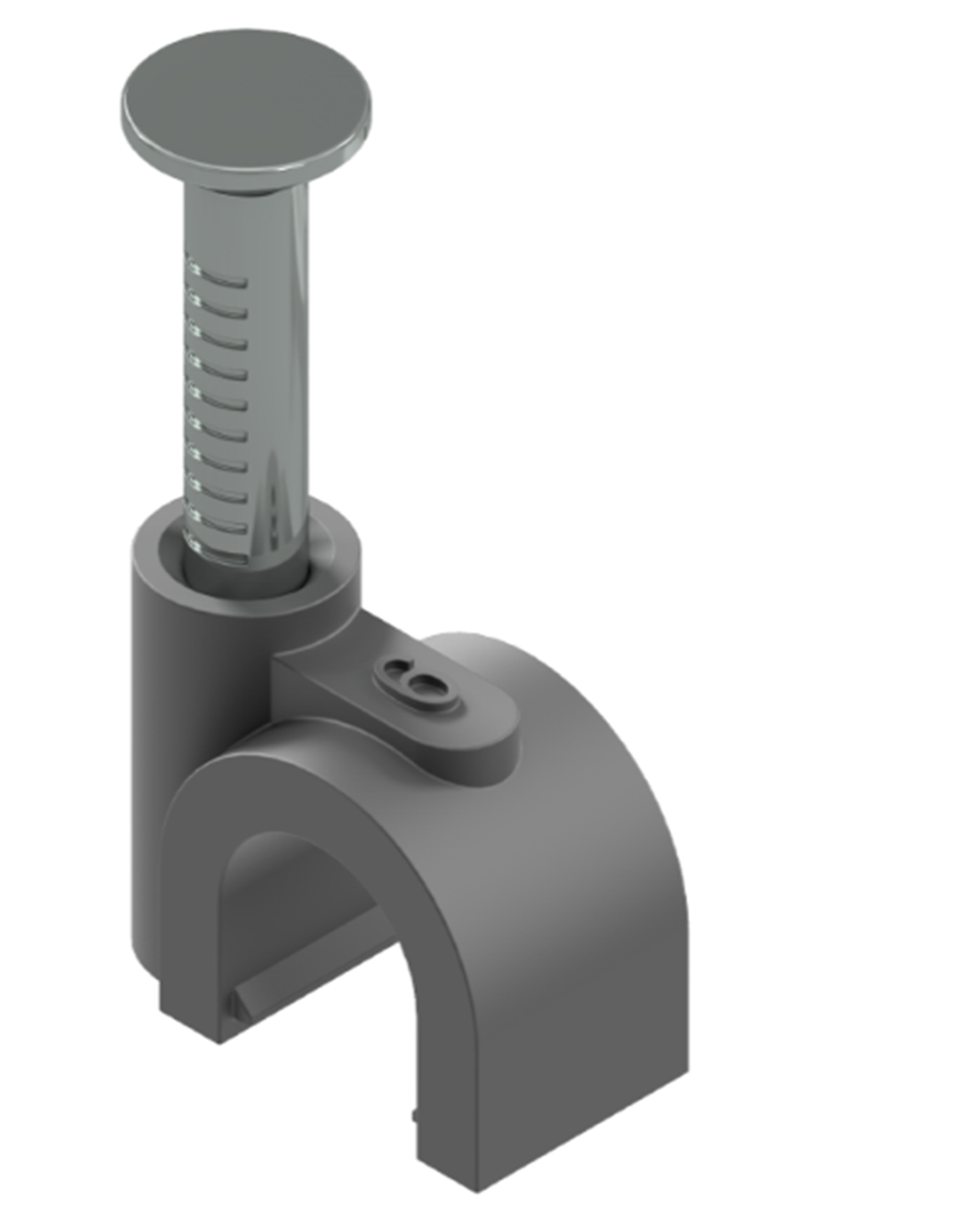 MATELEC FCC-6.0R/100B CABLE CLIPS ROUND 6.0MM 100 PACK BLACK