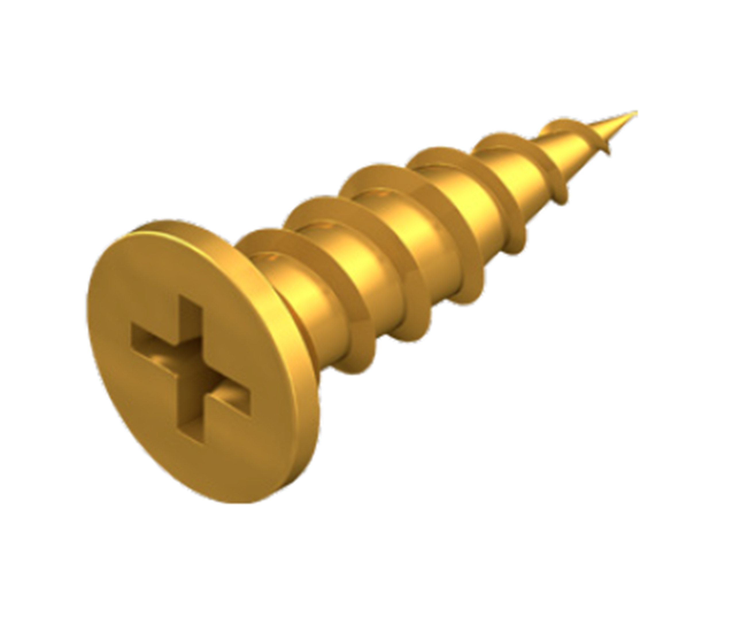 MATELEC FTD-G10M16 FLAT TOP DRILL POINT SCREW 10G X 16MM 300 PACK GOLD