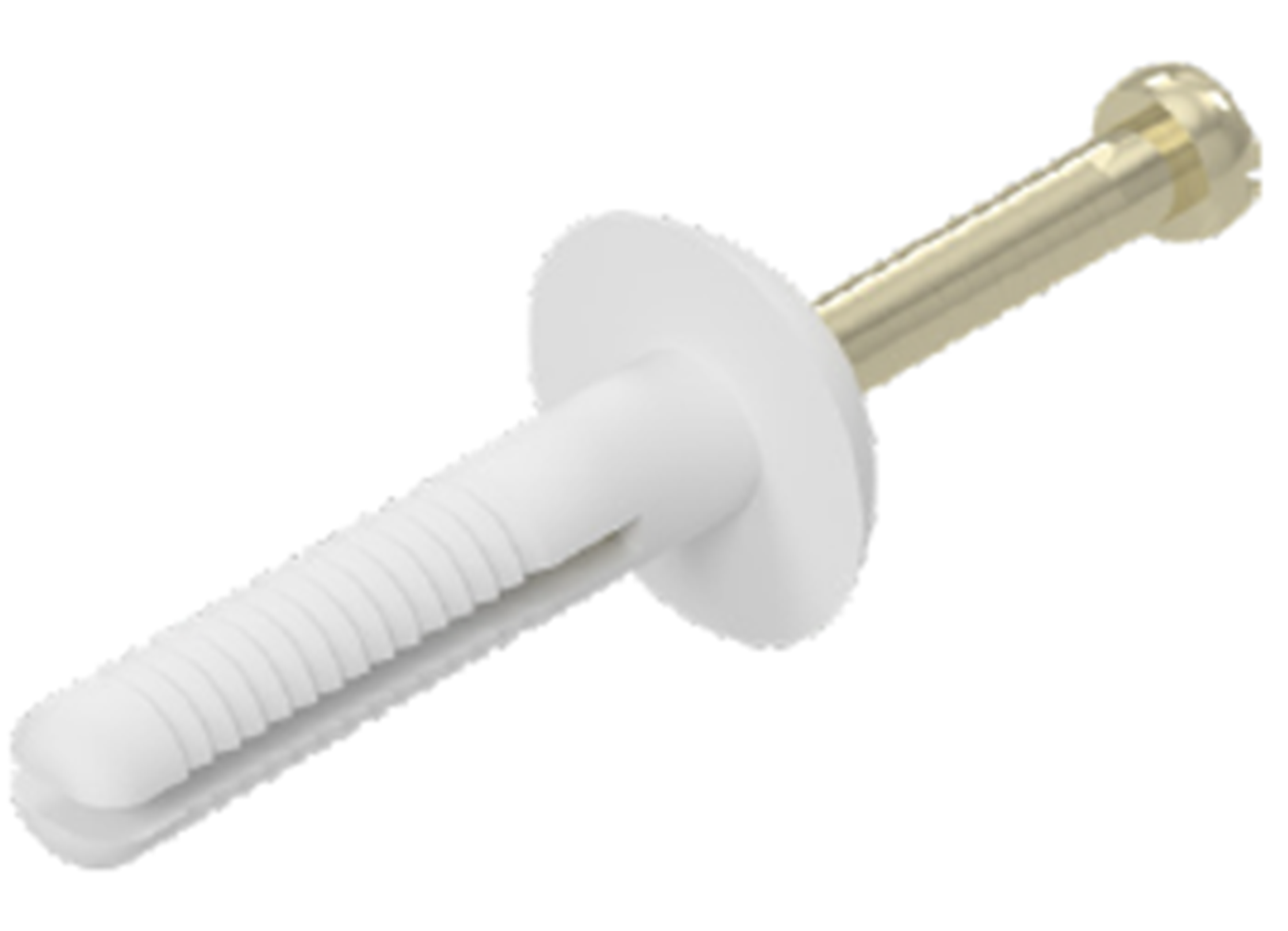 MATELEC NAN-5/25 NYLON ANCHOR NAIL MUSHROOM HEAD 5 X 25MM 100 PACK WHITE