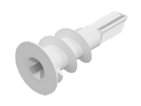 MATELEC PSD-M33/N NYLON PLASTER FIXING SCREW 33MM 100 PACK