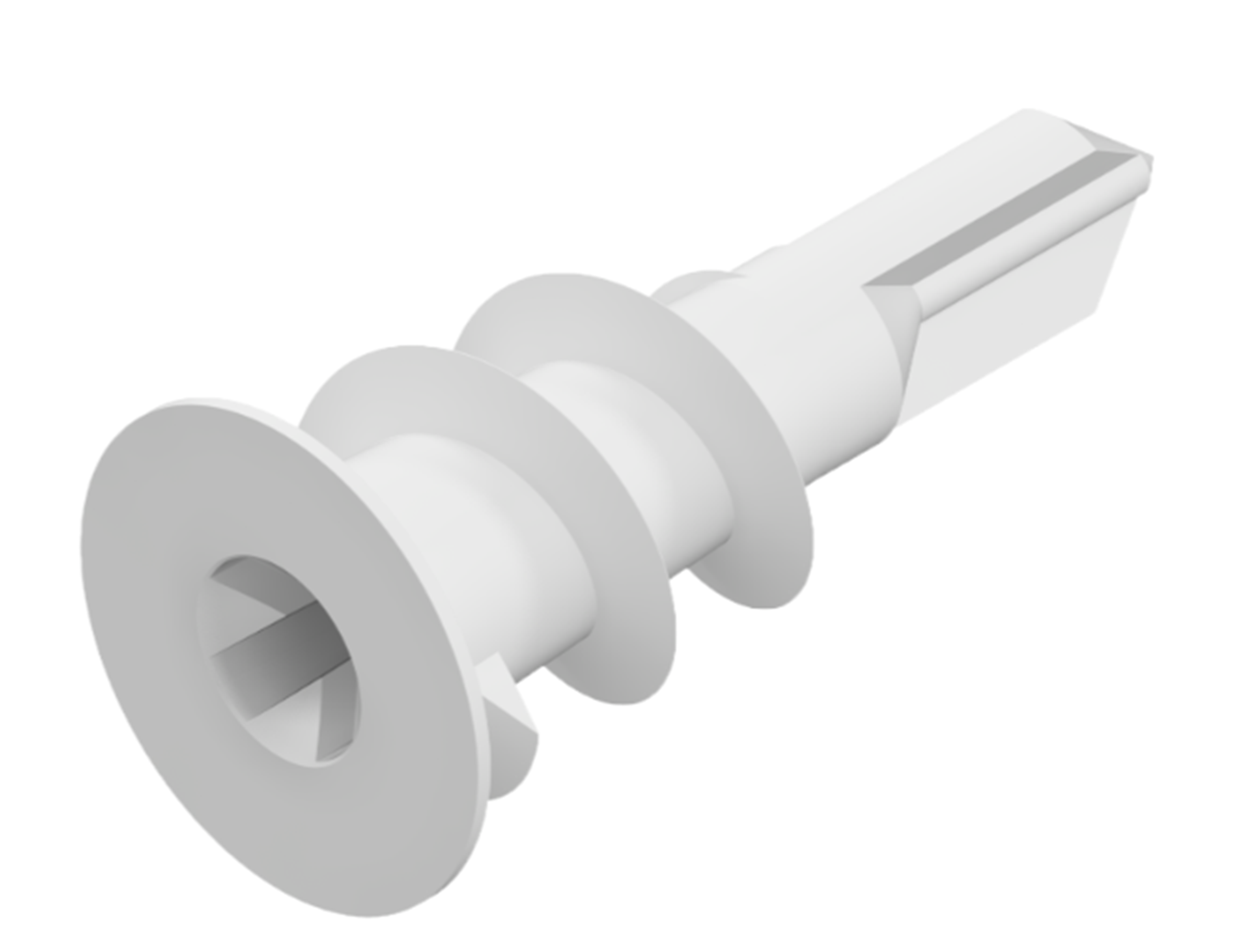 MATELEC MTLPSD-M42/N 42MM NYLON PLASTER FIXING SCREW 100 PACK