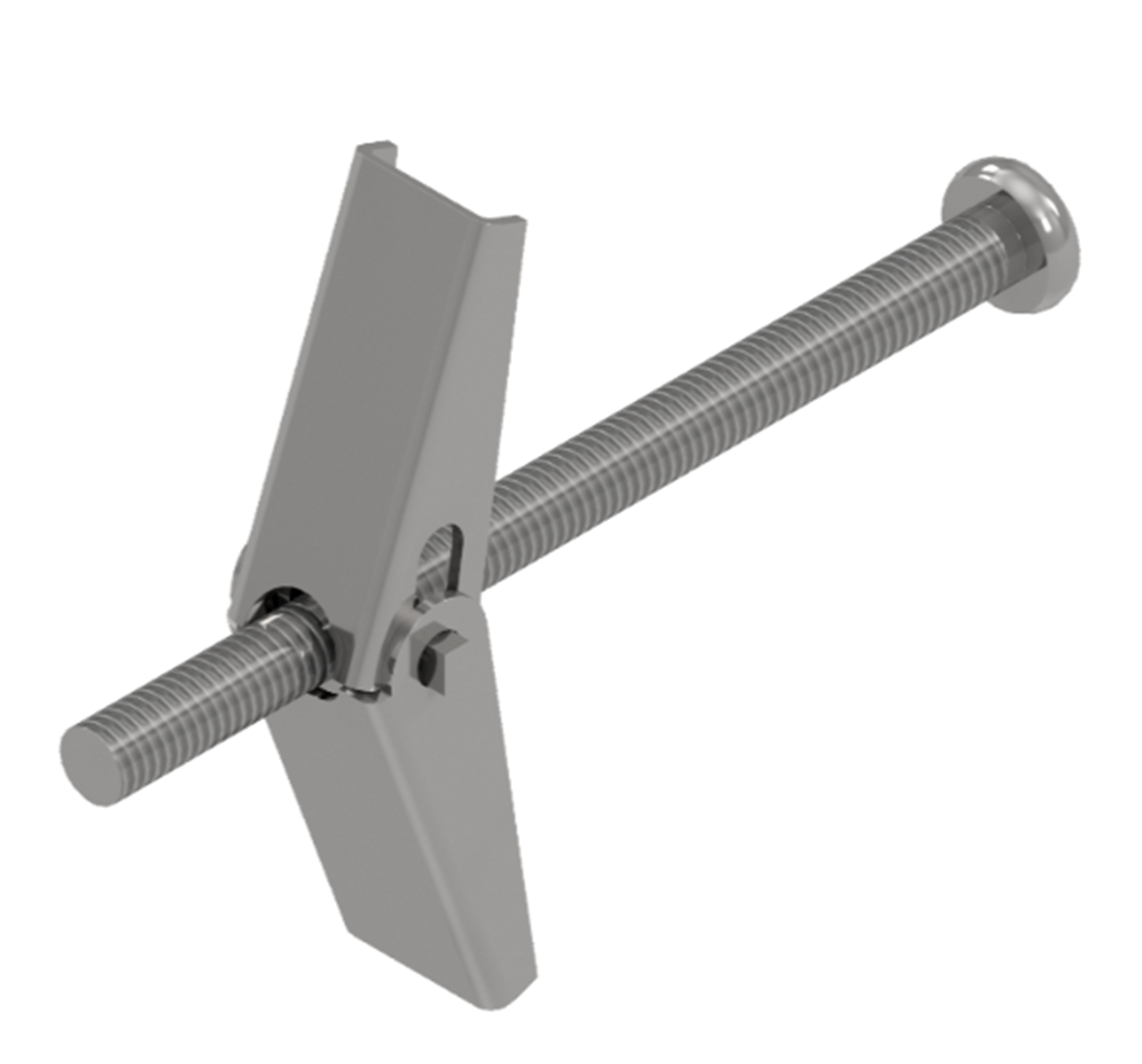 MATELEC MTLST-316X3 SPRING TOGGLE 3/16 INCH x 3 INCH ZINC PLATED 50 PACK