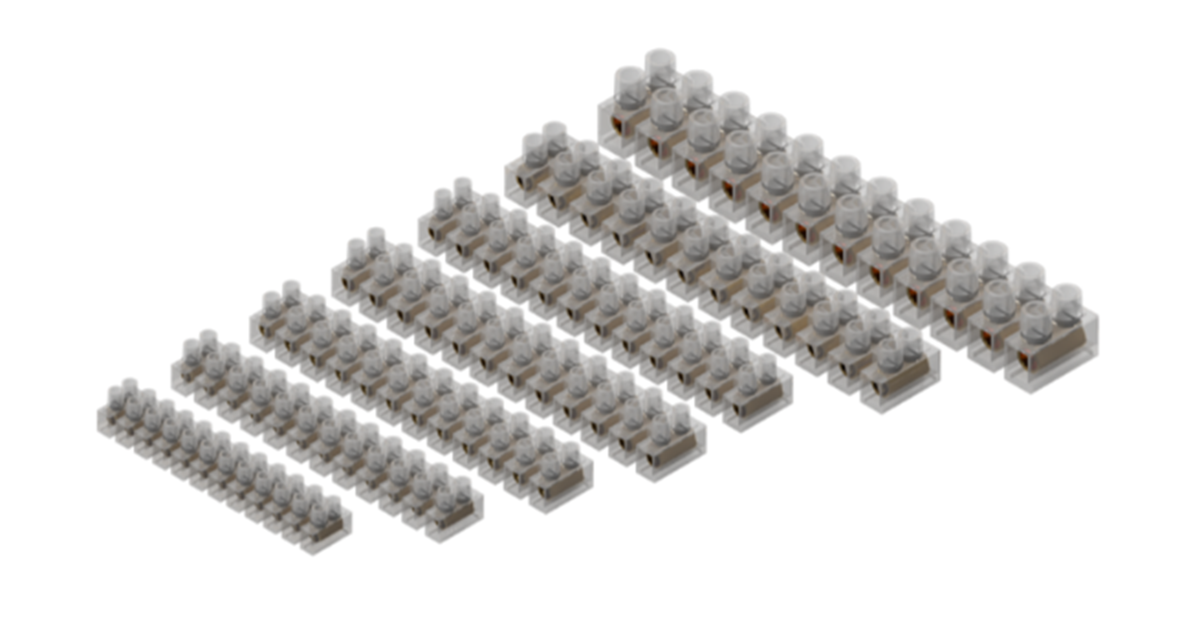 MATELEC MTLSTC-M4/3A 4mm² 3A 12 POLE / 2 WAY STRIP CONNECTOR NATURAL