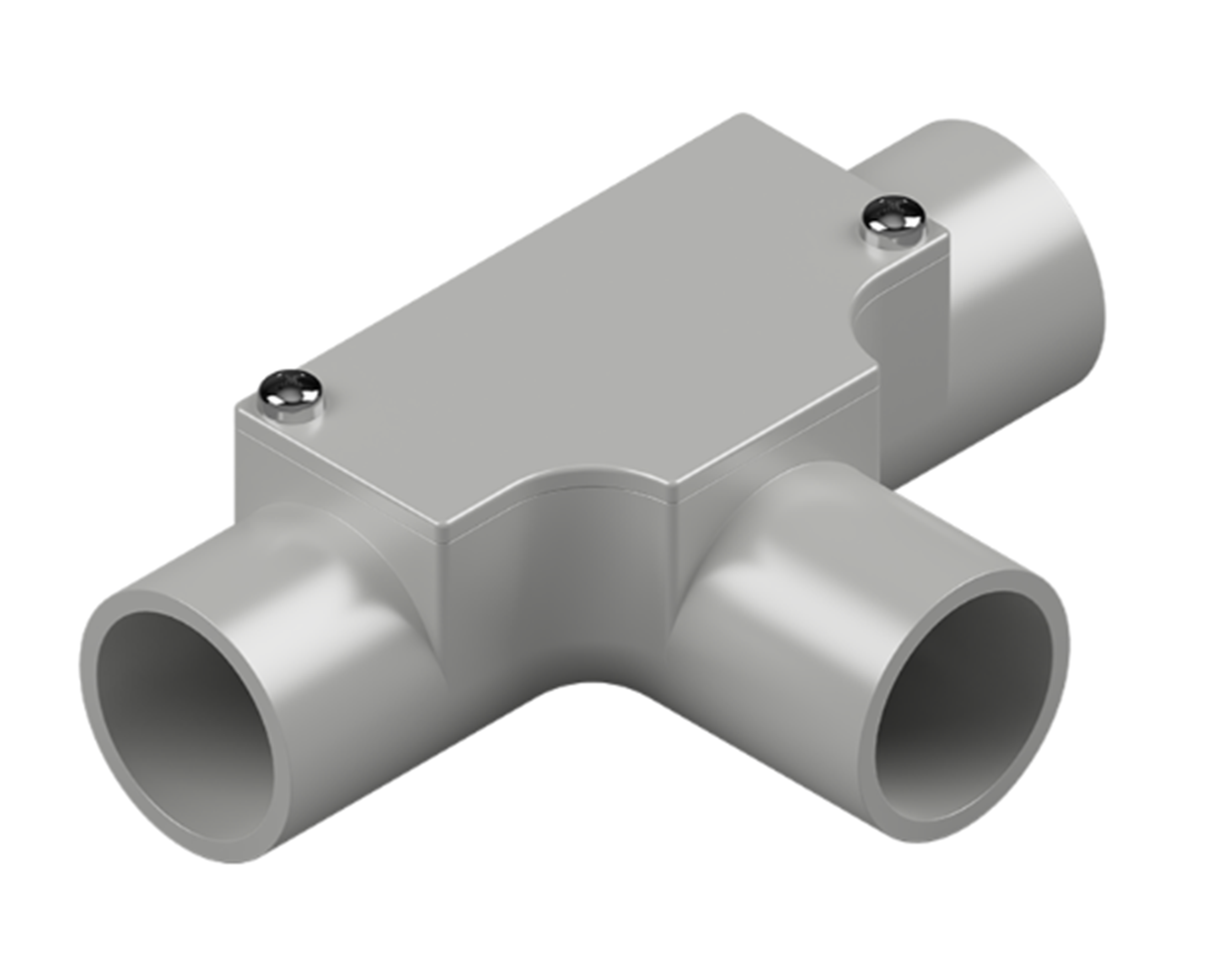 MATELEC MTLTEE-20G/IN 20MM PVC INSPECTION TEE GREY