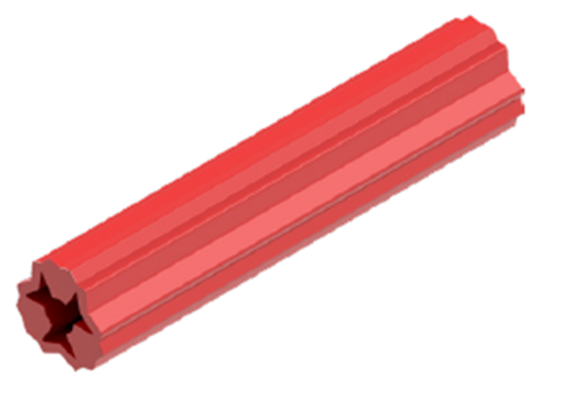 MATELEC WPR-M6/25 WALL PLUG 6 X 25MM RED 200 PACK