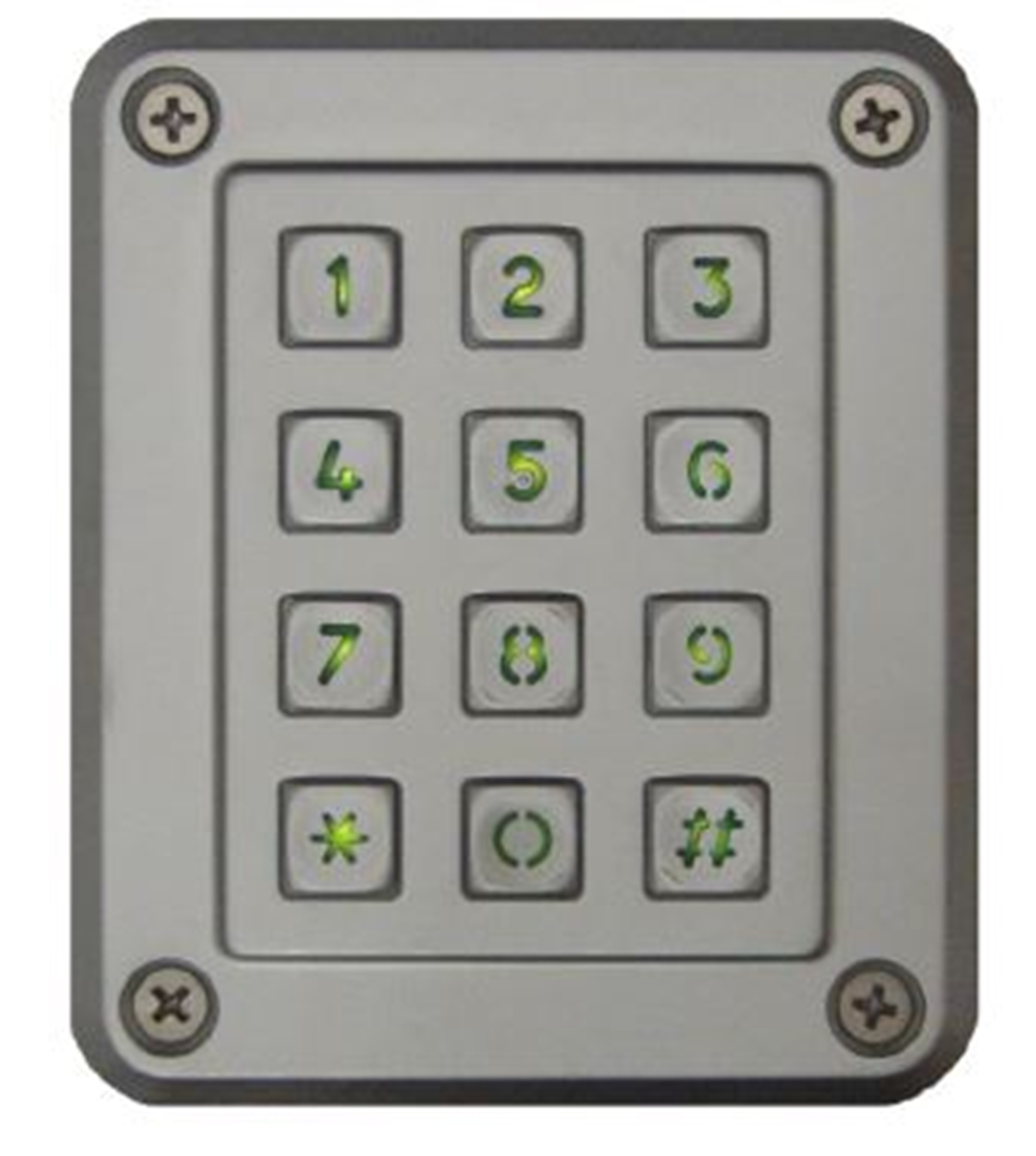 NIDAC NPE-PSE-IL PRESCO PSE RUGGED BACKLIT FLUSH MOUNT KEYPAD WEATHER VANDAL RESISTANT IP67