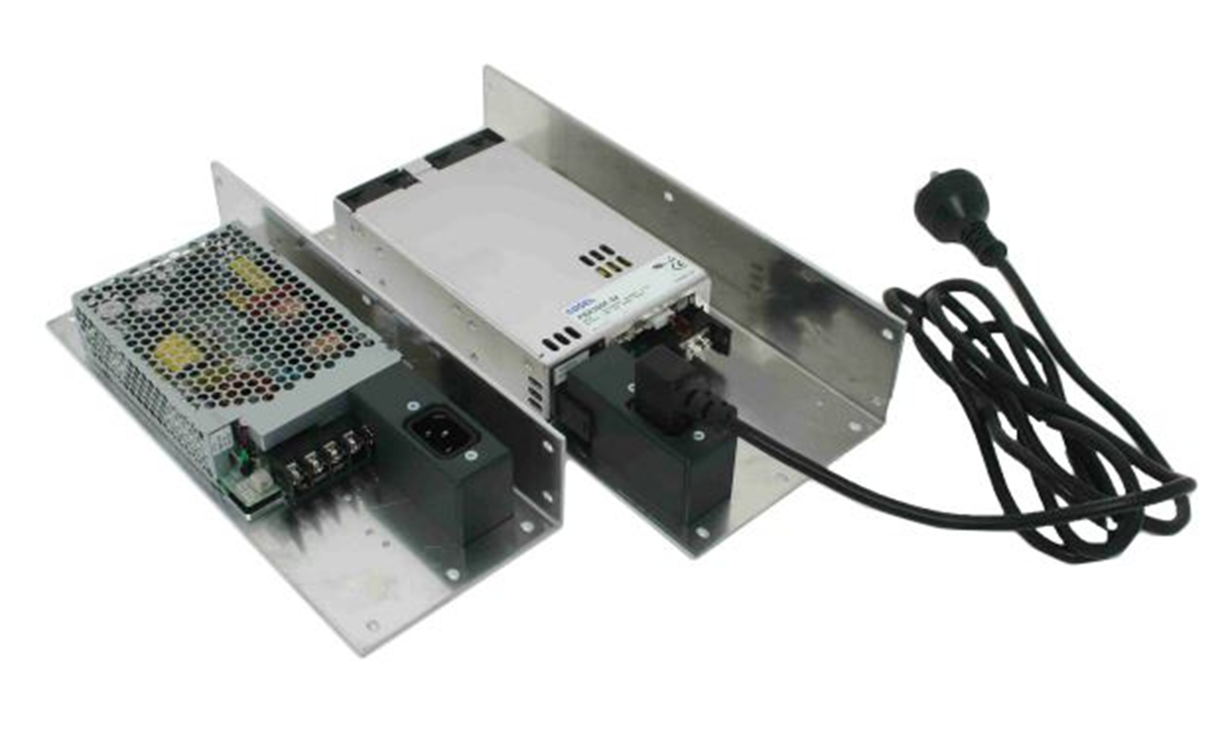 POWERBOX PBB20C-24T-CPIEC 24VDC 14A 300W POWER SUPPLY 85-264VAC IEC INPUT 2X OUTPUT TERMINAL SILVER