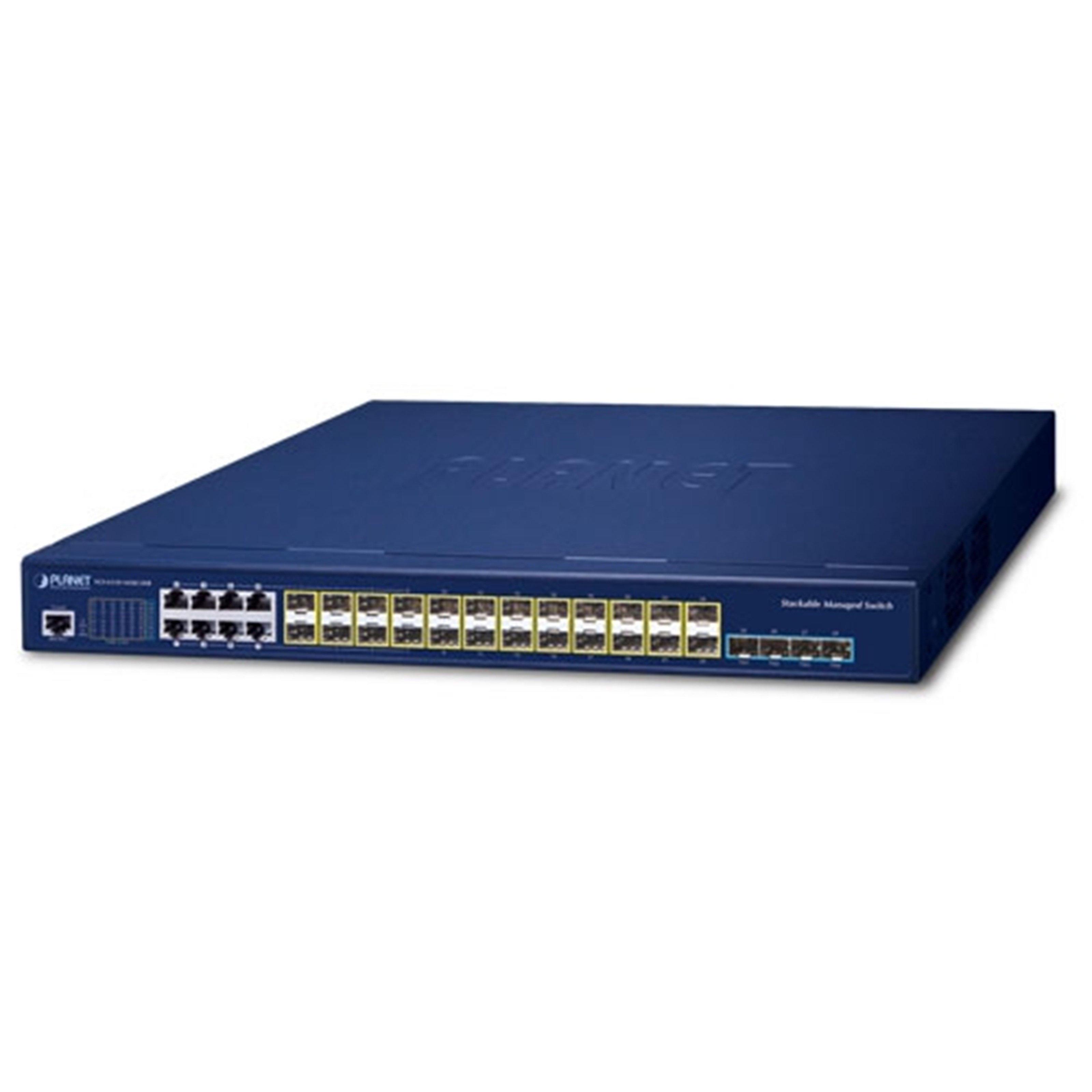PLANET SGS-6310-16S8C4XR L3 16PORT GIGABIT SWITCH 24X SFP 4X 10G SFP+ STACKABLE MANAGED DUAL 100-240V AC