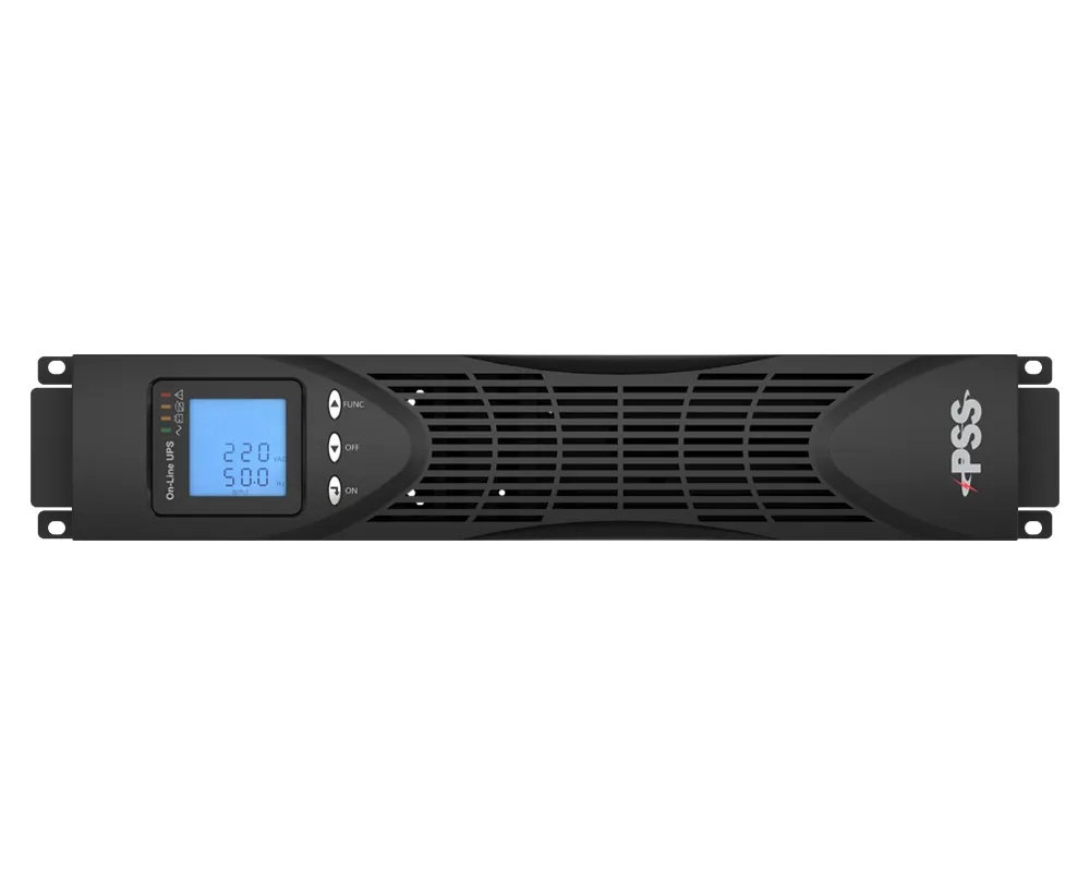 PSS ENDURO SERIES 1000VA UPS RACK/TOWER MOUNTED SINGLE PHASE ON-LINE SURGE PROTECTION 2x 3-PIN AU SOCKET 3 x BATTERY 12V/9AH 36VDC 8 MIN BACKUP TIME BLACK 1x USB/ RS232 & RJ45 PORT FOR IOT OP TEMP 0 ~ +40