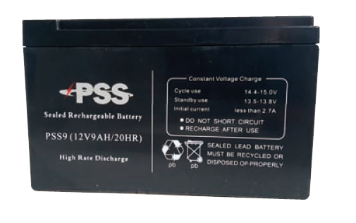 PSS PSS9 12VDC 9AH SEALED LEAD ACID BATTERY MAINTENANCE FREE RECHARGEABLE 151(L)x65(W)x100(H)