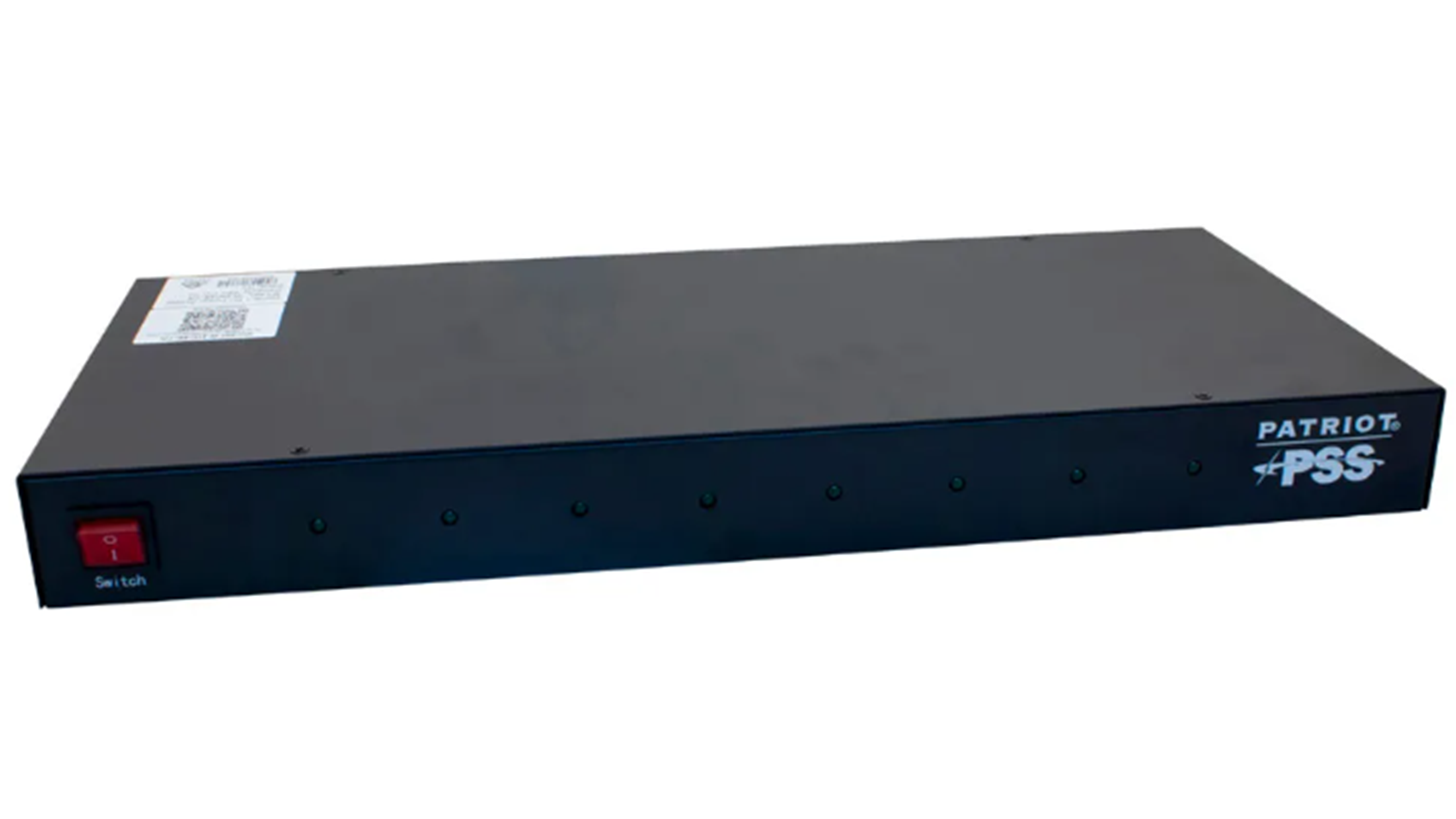 PATRIOT 48VDC POWER SUPPLY 7A 8x OUTPUT TERM STRIP OUTPUT RACK MOUNTED 1RU BLACK