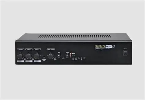 REDBACK A 4047 100W 100V MIXER AMPLIFIER 3X MIC 3X LINE