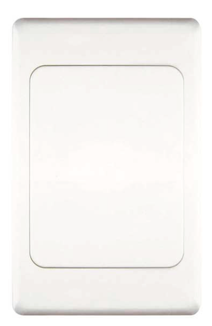 STANDARD GPO BLANK WALL PLATE WHITE