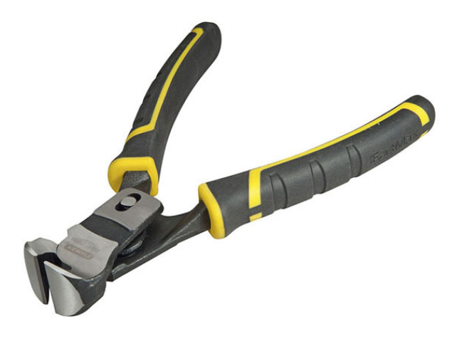 STANLEY PLIERS COMPOUND ACTION END CUT 190mm BLACK/YELLOW FATMAX