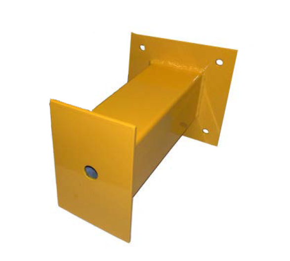 BOLLARD03/Y  300MM WALL MOUNTED BOLLARD  YELLOW