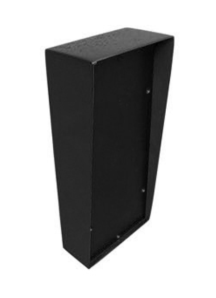 RIKBOX/B  SURFACE MOUNT BOX w/VERTICAL RAINHOOD  BLACK