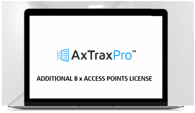 AxTraxPro ADD-ON LICENSE FOR ADDITIONAL 8x ACCESS POINTS/ RDR *REQUIRES STD BASE LICENSE*