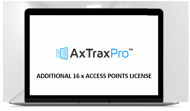 AxTraxPro ADD-ON LICENSE FOR ADDITIONAL 16x ACCESS POINTS/ RDR *REQUIRES STD BASE LICENSE*