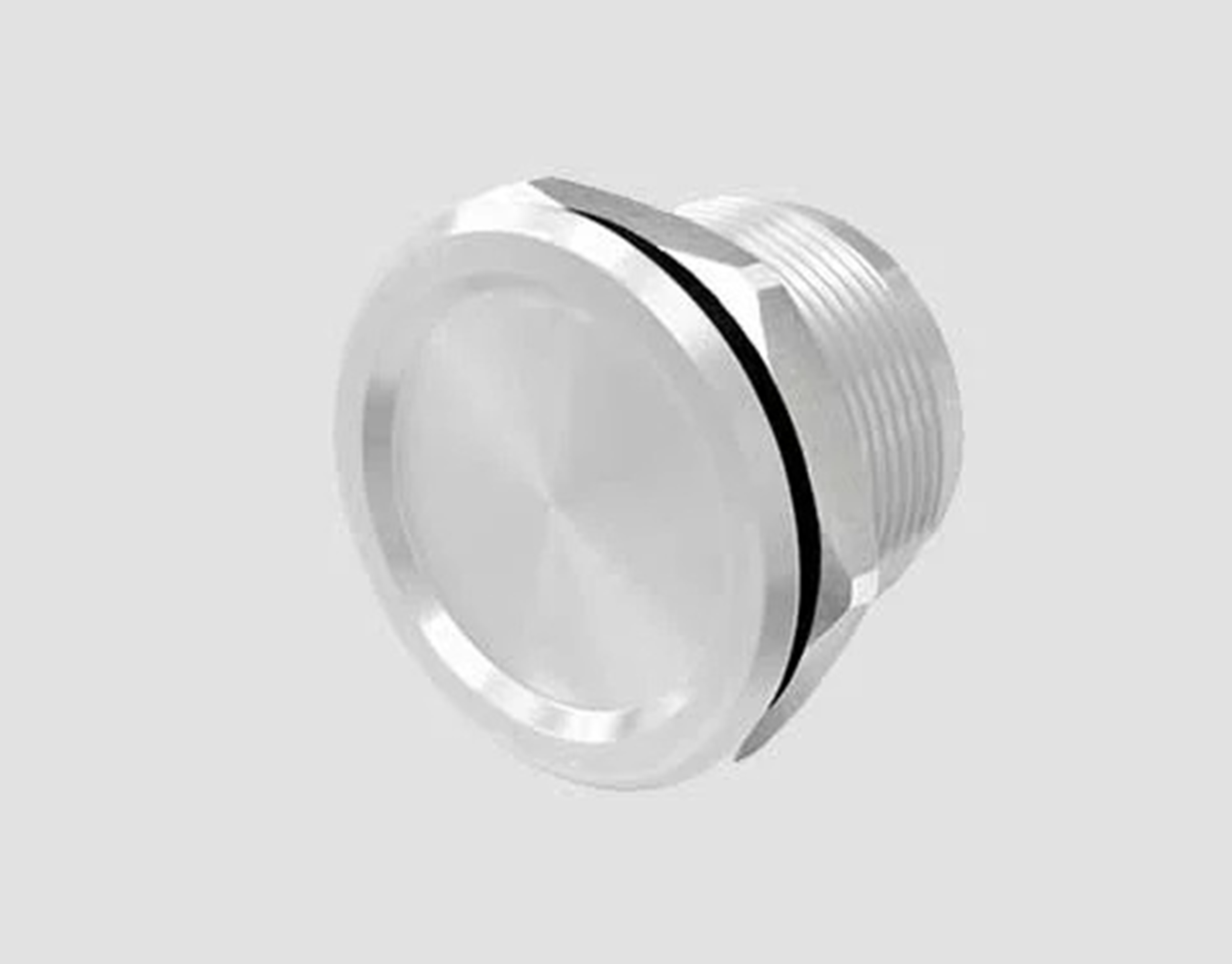 ROSSLARE PX-13M GREEN ROUND FLAT HEAD PIEZO BUTTON IP68 SPST MOMENTARY 29.5DIAx19.5D (MM)