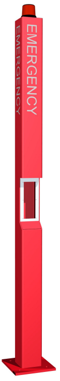 SEC DESIGN CO CALL POINT PILLAR RED EXTERNAL FIXED CALL POINT & 