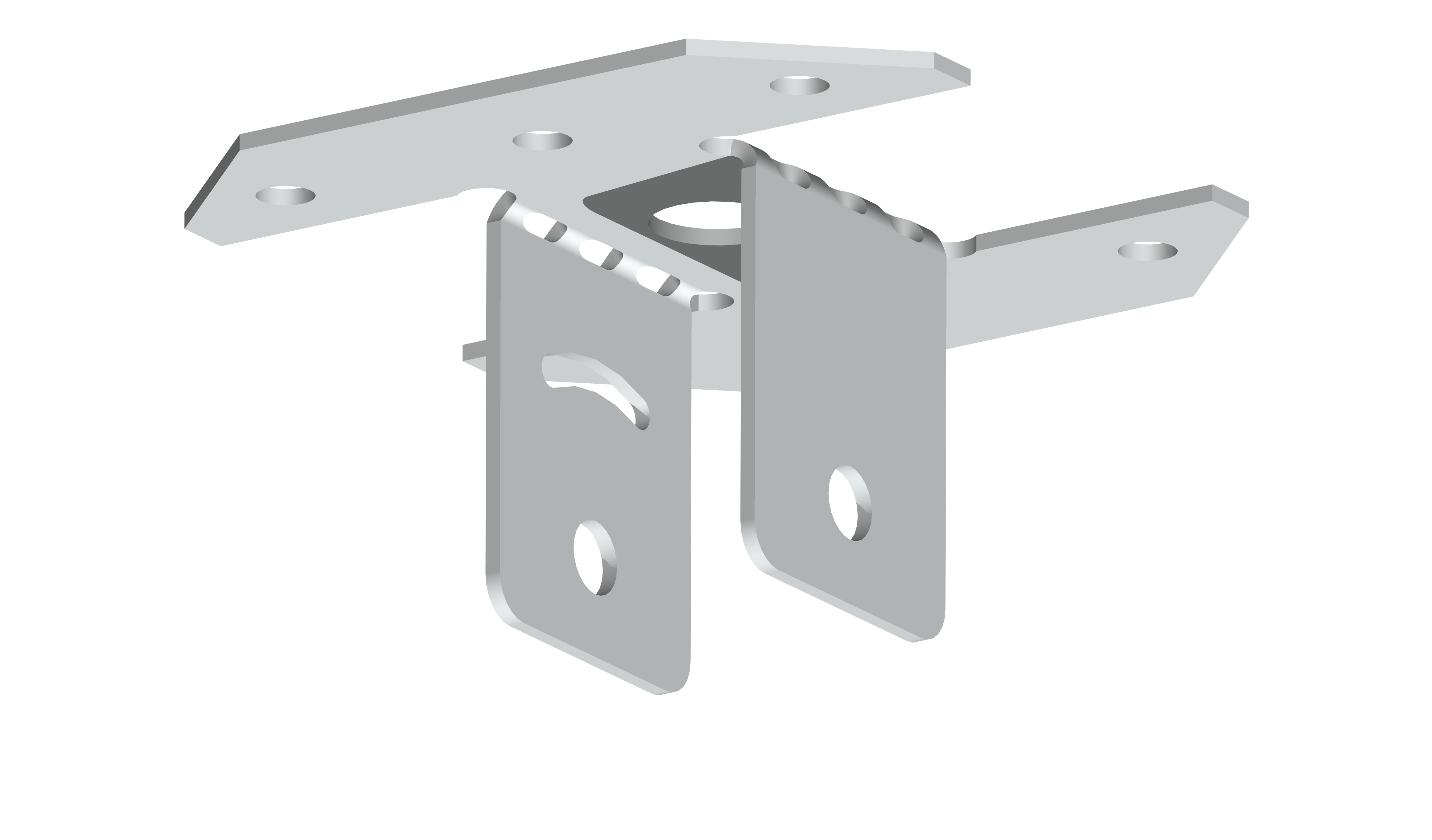 SECURITY DESIGN CO CEILING MOUNT BRACKET SUITS DOME WHITE ALUMINIUM ALLOY 14 KG MAX LOAD USED WITH TDDC1U WITH 32 & 28MM POLES