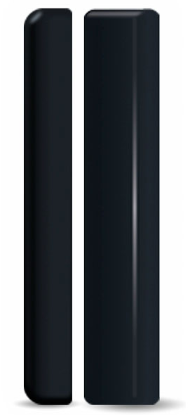 U-PROX-WDC-MINI-BLK MINI MAGNETIC DOOR CONTACT BLACK WITH 1x CR2 LITHIUM BATTERY THRESHOLD 7-15 (MM) 916.5 - 917 MHz 85x18.5x17.6 (MM)
