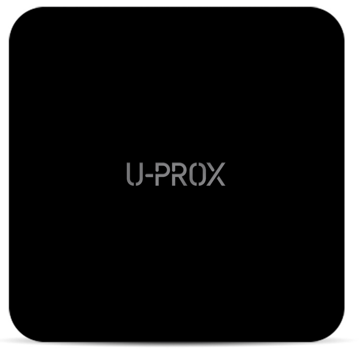 U-PROX-SIREN-BLK PIEZOELECTRIC SIREN BLACK WITH LITHIUM BATTERY 1xWIRE ZONE INPUT EXTERNAL LED OUTPUT 85 DB 916.5- 917 MHz 84.5x84.5x24.3 (MM)
