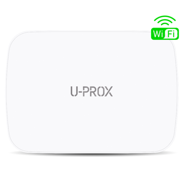 U-PROX MP LTE WIRELESS ALARM PANEL WHITE 30x PARTITIONS NOT EXPANDABLE LED 250 USERS 30 KEYPAD 250 WIRELESS PLASTIC WALL MOUNT BUILT IN ETHERNET 12VDC *BYO SIM