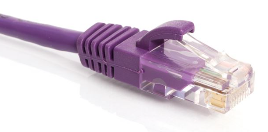 DATAMASTER SLIM CAT6 PATCH LEAD STP 28AWG PE LSZH( L/SMK 0 HAL) SHEATH 0.25M PURPLE