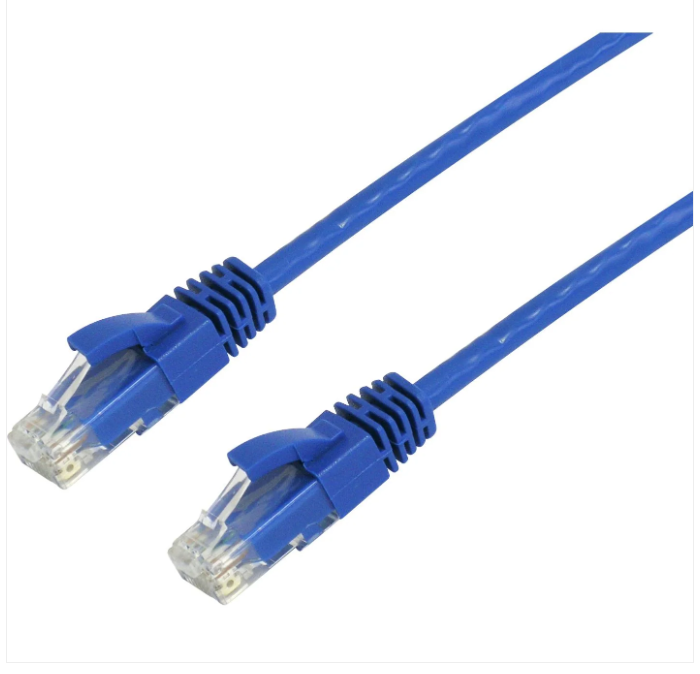 DATAMASTER SLIM CAT6 PATCH LEAD STP 28AWG PE LSZH( L/SMK 0 HAL) SHEATH 3M BLUE