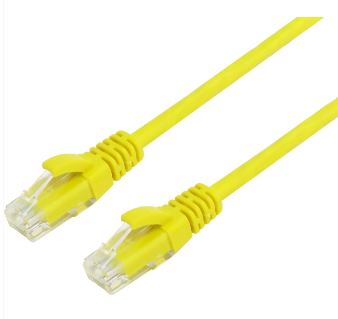 DATAMASTER SLIM CAT6 PATCH LEAD STP 28AWG PE LSZH( L/SMK 0 HAL) SHEATH 3M YELLOW